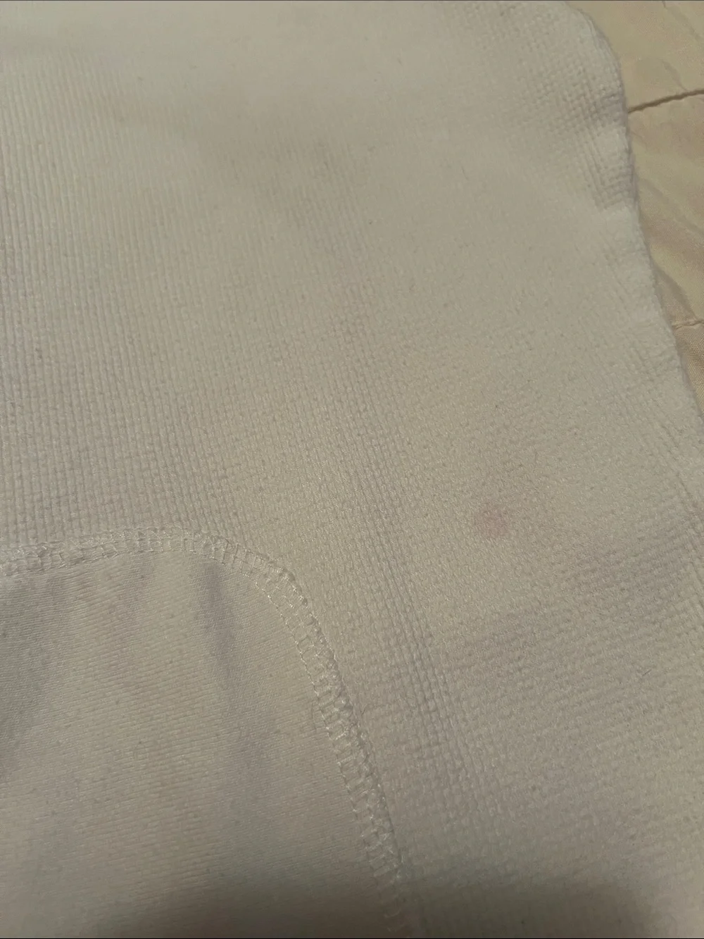 Old Navy White Crewneck Sweatshirt with Black Microphone Emblem